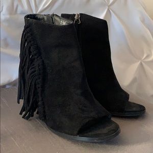 Coconuts By Matisse Women's Fringed Peep Toe 7.5